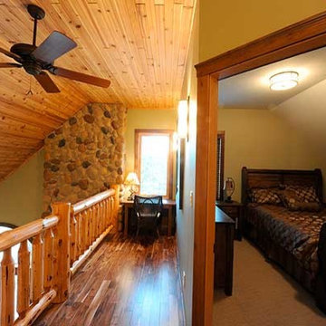 Modern Rustic Cottage House Design #3923-V1 by Drummond House Plans