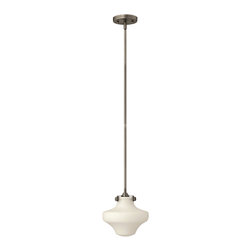 Hinkley - Congress Antique Nickel 9-Inch One-Light Mini Pendant - Pendant Lighting