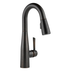Delta Essa&reg; Single Handle Pull-down Bar/Prep Faucet - Bar Faucets