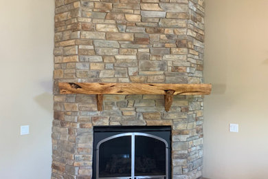 Transitional family room photo in Other