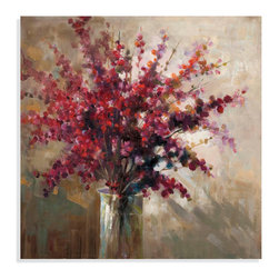 Beauty in Crystal Square Canvas Wall Art - Artwork