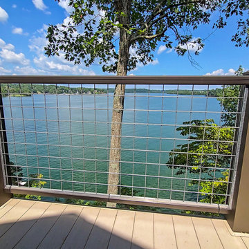 Welded Wire Handrailing for Home Deck
