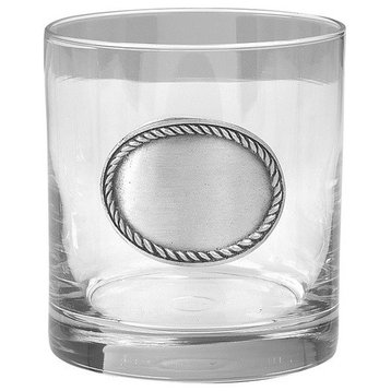 Rope Edge Old Fashioned Glasses, Set of 4