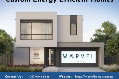 Minimalist home design photo in Sydney
