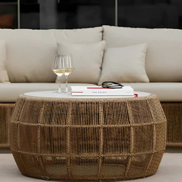 Skyline Design Calixto Coffee Table with Glass