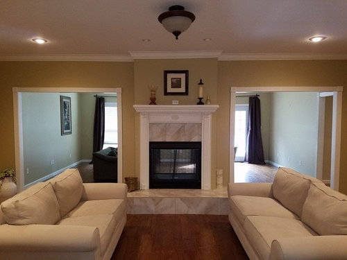 What To Do With A Two Sided Fireplace Separating Living Areas