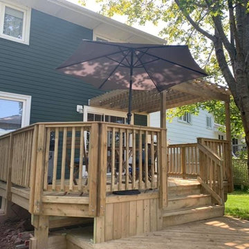 Dartmouth Two-level Deck With Pergola