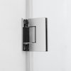 Belmore GS 37.25"-38.25"x72" Frameless Hinged Shower Door With Glass Shelves