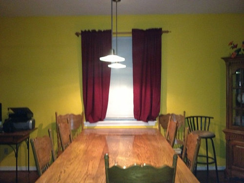 Need Ideas For Curtains On Yellow Wall