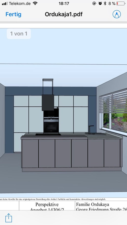 Geschlossene Küche mit Insel????