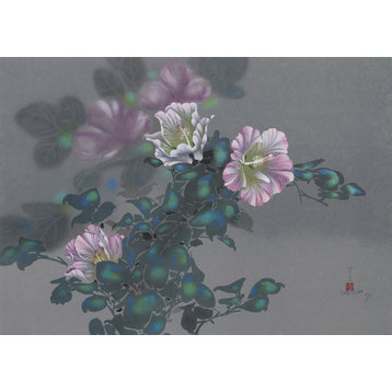 David Lee, Purple Flowers on Vine 21, Lithograph