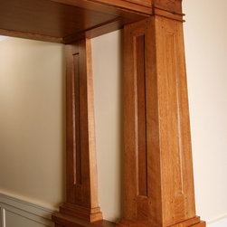 Custom Quarter Sawn White Oak Columns - Columns And Capitals