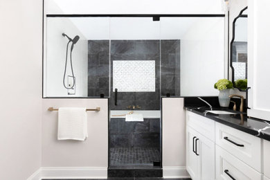Bathroom - modern bathroom idea in Atlanta
