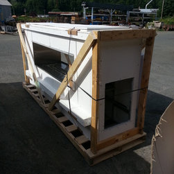 Custom See Through Fireplace - Outdoor Fireplaces