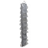 Household Essentials Gray Linen 10 Shelf Hanging Shoe Organizer