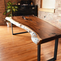 Rosewood Single Slab Table #122 - Dining Tables