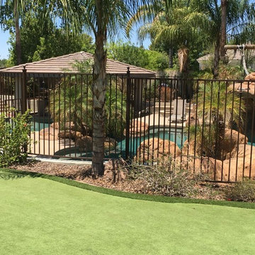 Custom wrought Iron Pool Fence