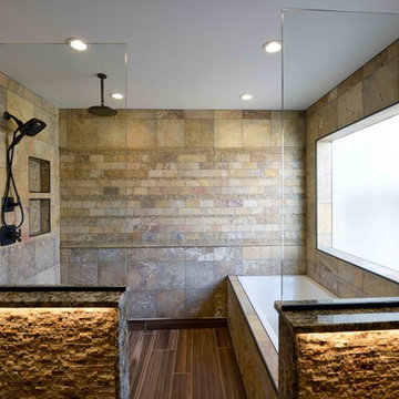 Rustic Style- Shower and Bath Tub