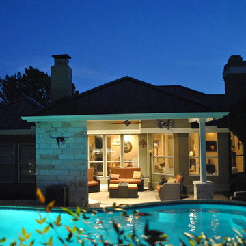 Kamp Covered Patio & Fireplace