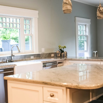 Full Home Custom Cabinets - Kitchen, Living Room, and Laundry Room