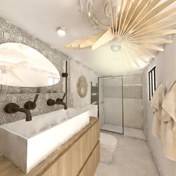 Salle de bain parentale