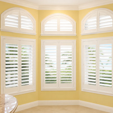 Architectural Shape Plantation Shutters for Arch Windows Stuart Palm City FL