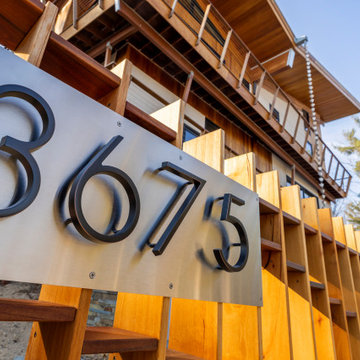 Entry Fence with House numbers