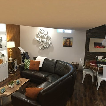 Basement Family Room & Entertainment Space