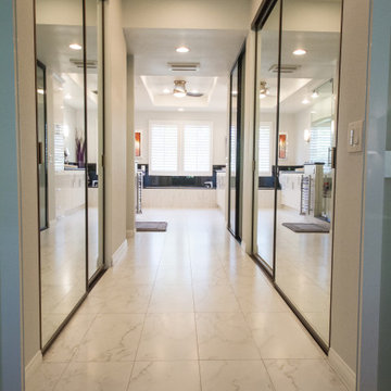 Rustic and Contemporary Combo Bathroom Remodeling in Pasadena, CA