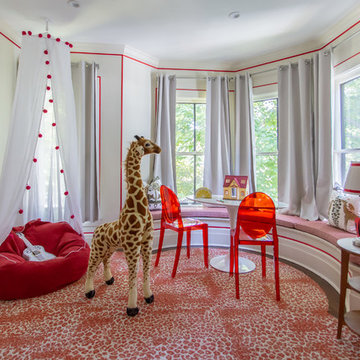Red and White Playroom
