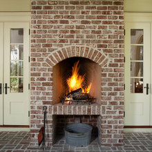 outdoor fireplace
