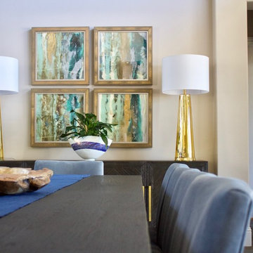 Casual Luxury Transitional Dining Room