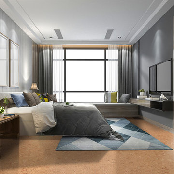 Bedroom Flooring Ideas with Cork Flooring