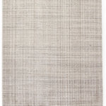 Four Hands - Amaud Rug, Brown/Cream,6X9' - With a loop and short pile of alternating wool and viscose, neutral grey and beige hues contrast for a versatile look and tactile texture.