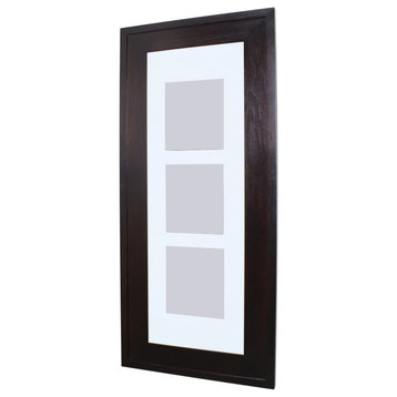 14x36 Concealed Medicine Cabinet - Picture Frame Door! by Fox Hollow Furnishings, Coffee Bean