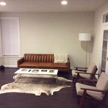 Great room with leather sofa option