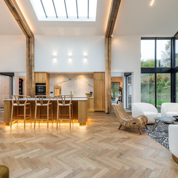 Higher Dorsley - double height kitchen and sitting room