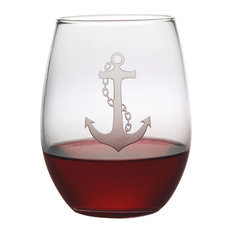 wine stemless anchor glasses glass susquehanna italian quick