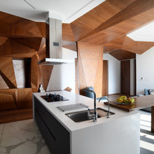 New Indian Kitchens Are All About Islands & Breakfast Counters