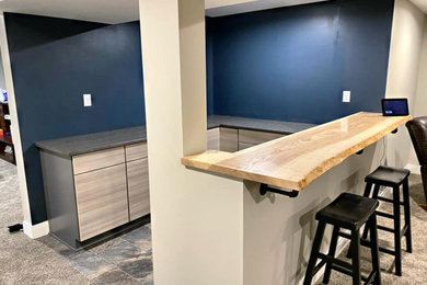 Custom Home Bar - Basement Remodel
