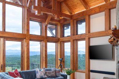 Inspiration for a southwestern family room remodel in Albuquerque