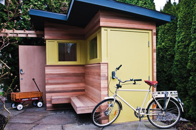 Trendy shed photo in Portland