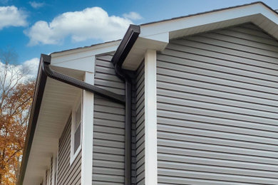 Example of an exterior home design in New York