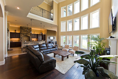 Inspiration for a timeless living room remodel in Houston