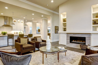 Inspiration for a living room remodel in New York