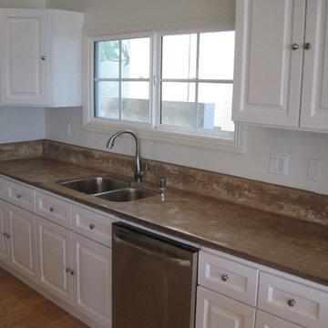 Custom Concrete Counter top Natural Look Hand Troweled