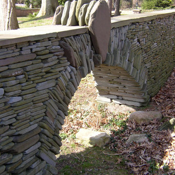 Dry Laid Garden Wall