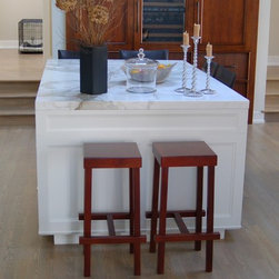 White Oak stained with a water base finish. - Engineered Wood Flooring