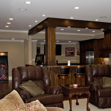 Custom Basement Renovation - Traditional