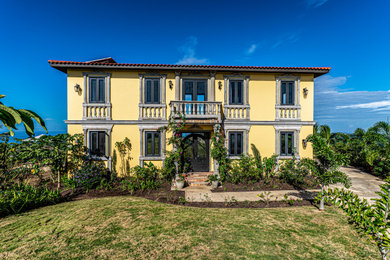 Inspiration for a mediterranean exterior home remodel in Other
